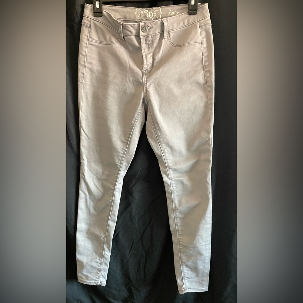 SO Light Gray Women's Skinny Jeans